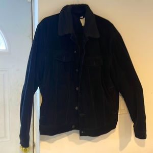 Corduroy fleece jacket (H&M)